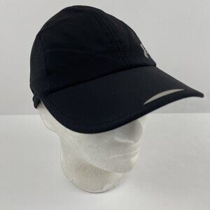 Under Armour Launch Running Hat Women’s Adjustable Black Reflective Vented Light